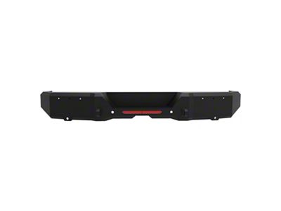 Raptor Series Magnum Rear Bumpers Black Textured Alloy Steel - 18-22 Jeep Wrangler JL/JLU - RBM45JPN