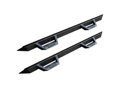 Raptor Series Magnum RT Drop Steps Black Textured Alloy Steel - 05-22 Toyota Tacoma Double Cab - RTS83TY