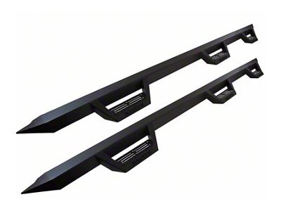 Raptor Series Magnum RT Wheel to Wheel Drop Steps Black Textured Alloy Steel - RTW211DG