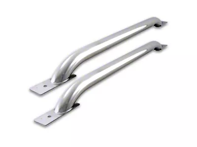 Raptor Series 1.9 in Round Bed Rails Polished Stainless Steel