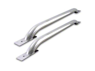 Raptor Series 1.9 in Round Bed Rails Polished Stainless Steel - 0203-0218