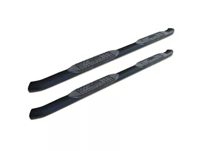 Raptor Series 4 in OE Style Curved Oval Steps Black E-Coated Alloy Steel - 1505-0204B