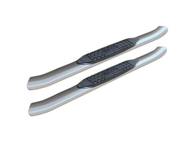 Raptor Series 4 in OE Style Curved Oval Steps Polished Stainless Steel - 1501-0581
