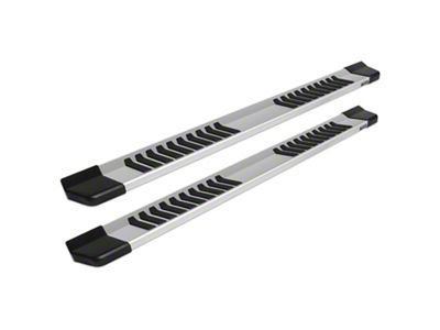 Raptor Series 6 in OEM Style Slide Track Running Boards Brushed Aluminum - 1704-0132
