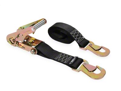 Mr. Gasket Ratchet Strap Tie Down; 2 in. Wide x 8 ft. Long; 5000 lbs. Capacity; - 33100G