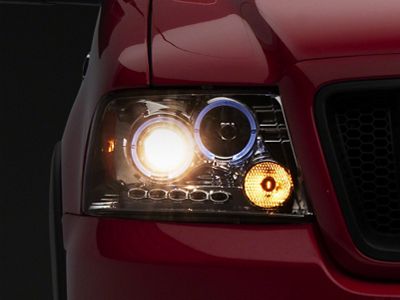 Raxiom 04-08 Ford F-150 Dual LED Halo Projector Headlights- Chrome - T542850