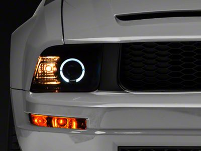 Raxiom 05-09 Ford Mustang w/ Factory Halogen LED Halo Headlights- 49115