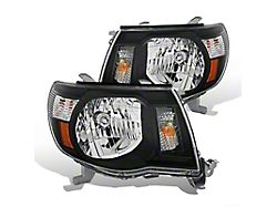 Raxiom 05-09 Toyota Tacoma Headlights- Black Housing Clear Lens - TT5924