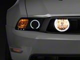 Raxiom 05-12 Ford Mustang GT LED Halo Fog Lights Chrome - 49133