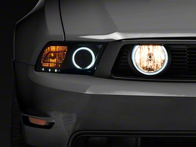 Raxiom 05-12 Ford Mustang GT LED Halo Fog Lights Smoked - 49134