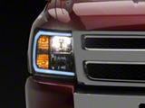 Raxiom 07-13 Chevrolet Silverado 1500 Axial Series Headlights w/ LED - S138003