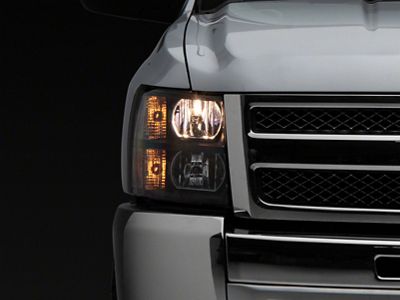 Raxiom 07-13 Chevrolet Silverado 1500 Euro Headlights- Blk Housing Clear - S112706