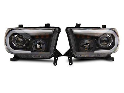 Raxiom 07-13 Toyota Tundra Axial Projector Headlights w/ SEQL LED - TU16007