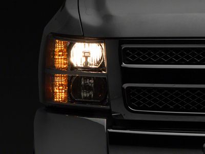 Raxiom 07-14 Chevrolet Silverado 1500 Axial OEM Rep Headlights- Chrome - S122323