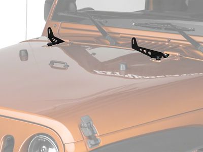 Raxiom 07-18 Jeep Wrangler JK 24-In Light Bar Hood Mounting - J106738