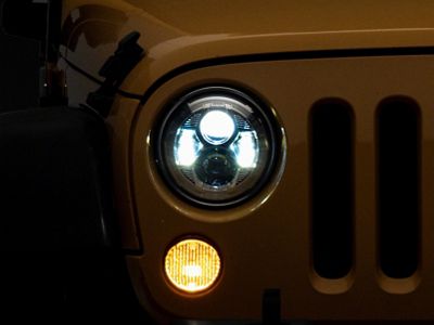 Raxiom 07-18 Jeep Wrangler JK 7-In LED Headlights- Chrome Housing - J154697