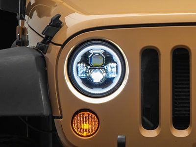 Raxiom 07-18 Jeep Wrangler JK Axial 7-In LED Headlights w/ - J173078