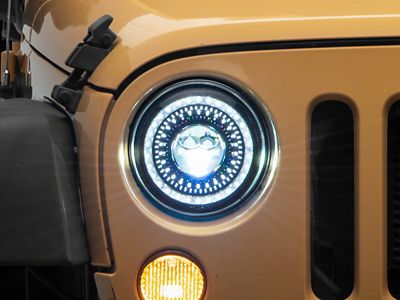 Raxiom 07-18 Jeep Wrangler JK Axial Series 7-In Dragon Eye - J167194