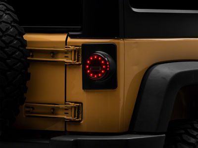 Raxiom 07-18 Jeep Wrangler JK Axial Series Halo LED Tail - J164240