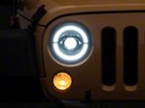 Raxiom 07-18 Jeep Wrangler JK Axial Series LED Headlights- Black - J132813