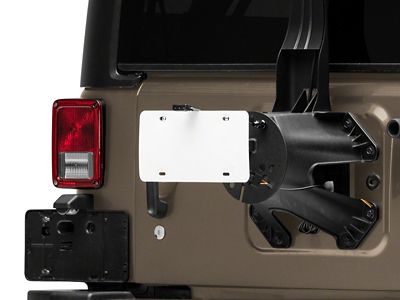 Raxiom 07-18 Jeep Wrangler JK Axial Series License Plate Bracket - J132759