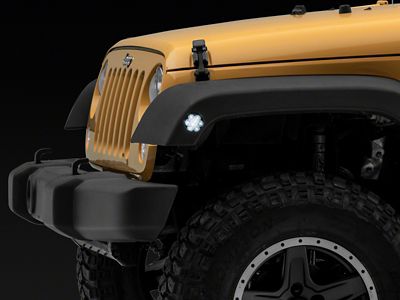 Raxiom 07-18 Jeep Wrangler JK Axial Series Whiite LED Side - J163060