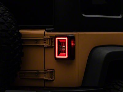 Raxiom 07-18 Jeep Wrangler JK JL Style LED Tail Lights- J133626
