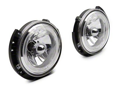 Raxiom 07-18 Jeep Wrangler JK LED Halo Headlights- Chrome Housing - J121871
