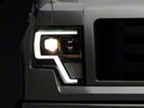 Raxiom 09-14 Ford F-150 G4 Projector Headlights- Black Housing Clear - T544003