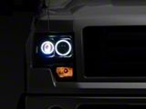 Raxiom 09-14 Ford F-150 Super White LED Halo Projector Headlights- T542825