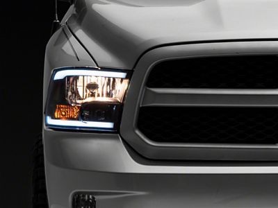 Raxiom 09-18 Dodge RAM 1500/2500/3500 Axial Series Headlights w/ LED - R131481
