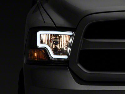 Raxiom 09-18 Dodge RAM 1500 LED Bar Headlights- Black Housing - R117803