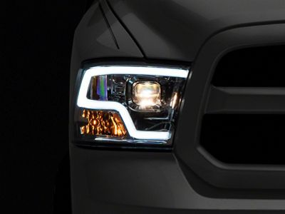Raxiom 09-18 Dodge RAM 1500 Non-Projector LED Halo Headlights- Chrome - R111517