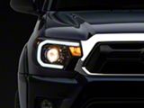 Raxiom 12-15 Toyota Tacoma Axial Series Projector Headlights w/ LED - TT21849