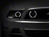 Raxiom 13-14 Ford Mustang GT CCFL Halo Fog Lights Smoked - 49177