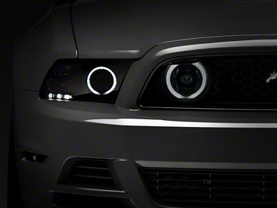 Raxiom 13-14 Ford Mustang GT CCFL Halo Fog Lights Smoked - 49177