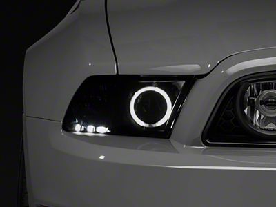 Raxiom 13-14 Ford Mustang w/ Factory HIDLED Halo Projector Headlights- 49170
