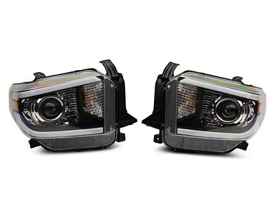 Raxiom 14-21 Toyota Tundra Axial Projector Headlights w/ SEQL LED - TU16011