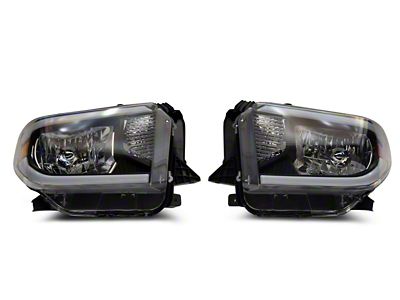 Raxiom 14-21 Toyota Tundra Axial Series Headlights w/ LED Bar- TU16008