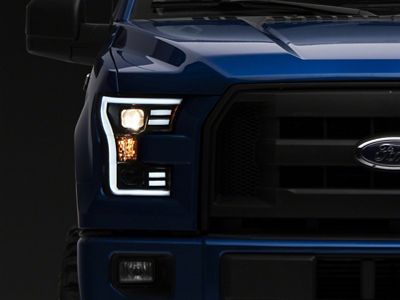 Raxiom 15-17 Ford F-150 G3 Projector Headlights w/ LED Accent- T542837
