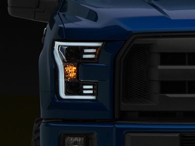 Raxiom 15-17 Ford F-150 Projector Headlights w/ LED Accent- Chrome - T542715