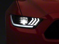 Raxiom 15-17 Ford Mustang GT350 GT500 LED Projector Headlights- Blk - 407613