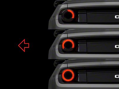 Raxiom 15-22 Ford Mustang Halo LED Tail Lights - Gloss - 393827