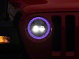 Raxiom 18-22 Jeep Wrangler JL/JT Axial 9-Inch LED Headlights w/RGB - J142668