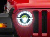 Raxiom 18-23 Jeep Wrangler JL Axial Series 9-In LED Angel - J167045