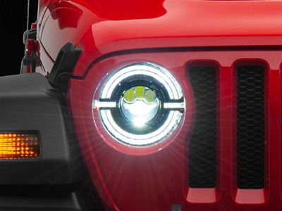 Raxiom 18-23 Jeep Wrangler JL Axial Series 9-In LED Angel - J167045