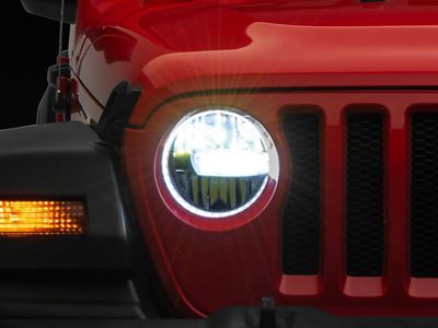 Raxiom 18-23 Jeep Wrangler JL Axial Series 9-In LED Headlights- J164371