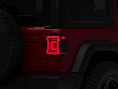 Raxiom 18-23 Jeep Wrangler JL Horizon LED Tail Lights- BlkHousing- J133625-JL