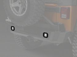 Raxiom 3-Inch Flush Mount 4-LED Off Road Light; Flood Beam (Universal; Some Adaptation May Be Required)