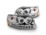 Raxiom 97-03 Ford F-150 LED Halo Projector Headlights- Chrome Housing - T542860